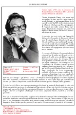 Cahier Duras n°86